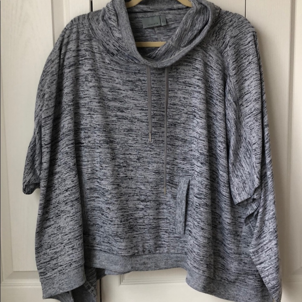 Gray athleta poncho